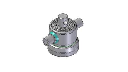 6002F -TELESCOPISK CYLINDER STANDARD/HÅL 6 STEG RESA 840 FI 124