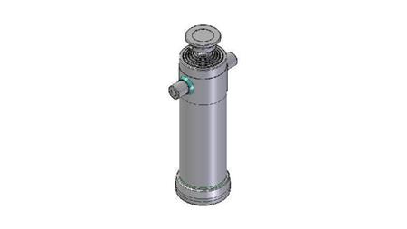 6011S -CILINDRO TELESCÓPICO PADRÃO/BOLA 6 ESTÁGIOS CILINDRADA 2557 DIÂMETRO 152