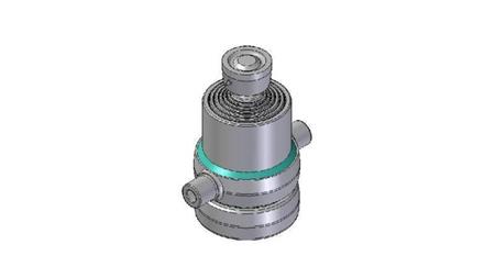 6017S -TELESCOPISK CYLINDER STANDARD/BOLL 6 STEG SLAG 985 DIAMETER 170