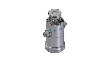 6064S - CILINDRO TELESCOPICO STANDARD/PALLA 6 STADI VIAGGIO 2100 DIAMETRO 240