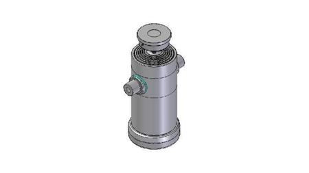 6066S -TELESCOPIC CYLINDER STANDARD/BALL 6 STAGE SLAG 2640 DIAMETER 240