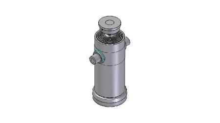 6067S -TELESCOPISK CYLINDER STANDARD/BALL 6 STEG SLAG 2820 DIAMETER 240