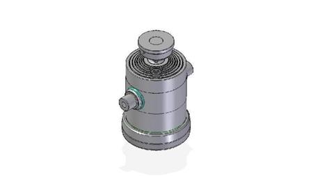 7082S -TELESCOPISK CYLINDER STANDARD/BOLL 7 STEG RESA 1837 DIAMETER 300