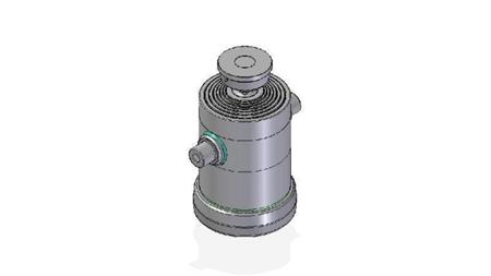 7083S -TELESCOPISK CYLINDER STANDARD/BOLL 7 STEG RESA 2117 DIAMETER 300