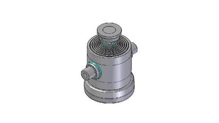 8031S - TELESCOPISK CYLINDER STANDARD/BALL 8 STEG RESA 1950 DIAMETER 270