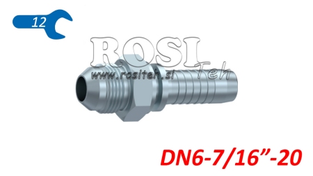 HIDRAULISKĀ SAVIENOJUMS AGJ JIC74° VĪRIETIS DN6-7/16”-20