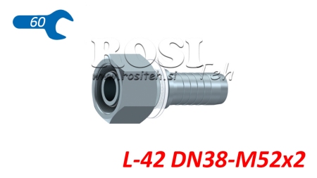 CONEXIUNE HIDRAULICĂ DKOL 42 FEMEIE DN38-M52X2