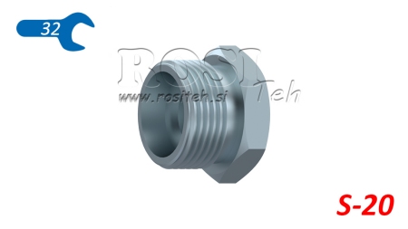 HYDRAULISK PLUGG (20S) M30X2