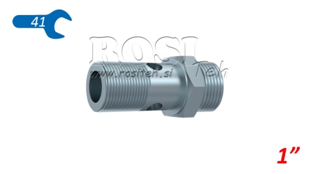 HYDRAULISK BANJOBOLT BSP 1 MED FORLENGET GJENGE