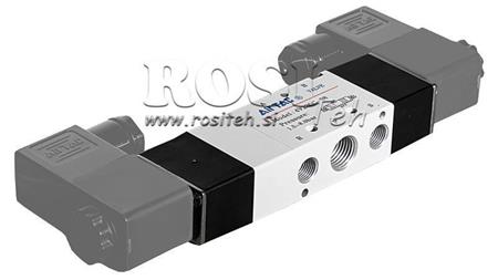 PNEUMATICKÝ ELEKTRO VENTIL 5/3 BISTABILNÝ 1/8 PRT-0553-BCC