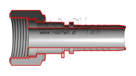 CONEXÃO HIDRÁULICA DKORFS FÊMEA DN16-1 -14
