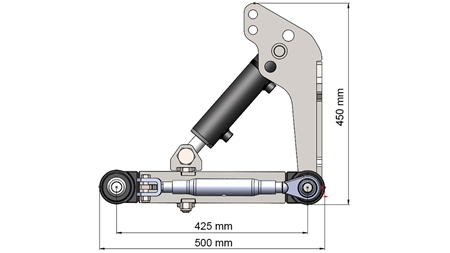 FRONT HYDRAULIKK UNIVERSAL KIT CAT. 1 - ECO FOR TRAKTOR