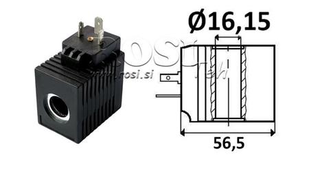 COIL ELECTROMAGNÉTICO 12V DC - CB12 - fi 16.15mm-52mm 16W IP65