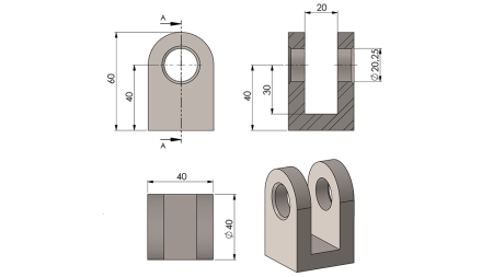 VILICE ZA CILINDAR 40mm - fi20