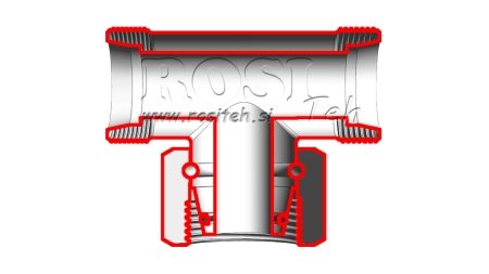 HIDRAVLIČNI T KOM S-12 Z VRTLJIVO MATICO CENTRALNO M20x1,5