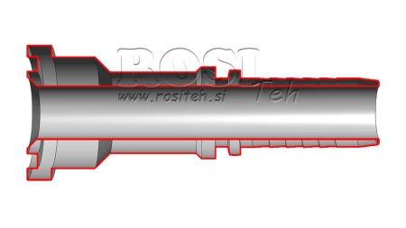 HYDRAULISK TILKOBLING KOMATSU RETT DN16MM-FLANGE5/8