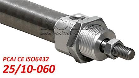 CILINDRU PNEUMATIC PCAI 25/10-060 CE ISO6432