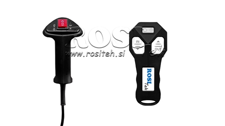 12 V ELEKTRISK VINSJ RS-8000 - 3620 KG - STÅLWIRE - ECO