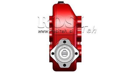 СКОРОСТНА КУТИЯ - СКОРОСТНА КУТИЯ RT190 ЗА ХИДРАВЛИЧЕН МОТОР MP/MR/MS СЪС СЪОТНОШЕНИЕ 10.2:1