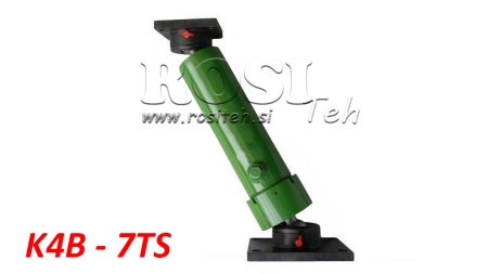 TELESKOPSYLINDER 4 UTTREKK  900MM K4B-7TS