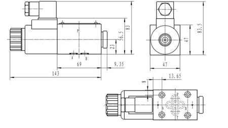 DIMENSÕES DA COIL CETOP 3_1 3A