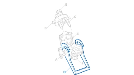 LEVA PER MULTI-FASTER 4VIE 3/8 PARTE FISSA