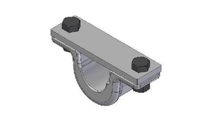 HÅLLARE FÖR TELESCOPISK CYLINDER FI40-A