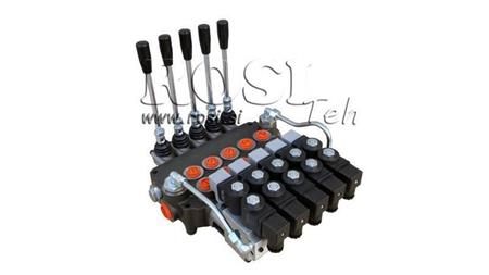 HYDRAULICKÝ VENTIL 5xP80 - EO 12V