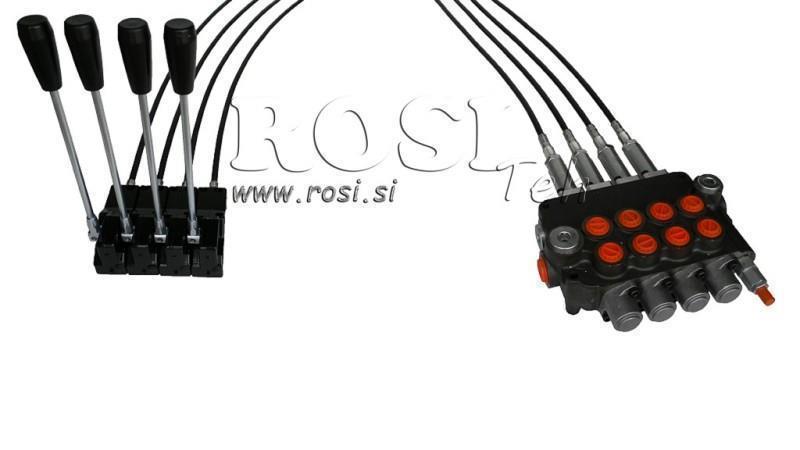 KIT 4xP80 JOYSTICK 1 POSITION L1500
