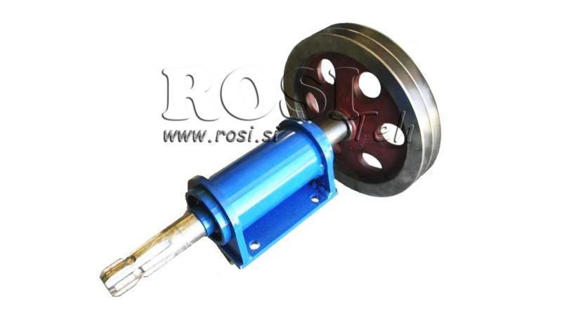 LITINOVÝ KARDANOVÝ HRIADEĽ S KLADKOU 270mm