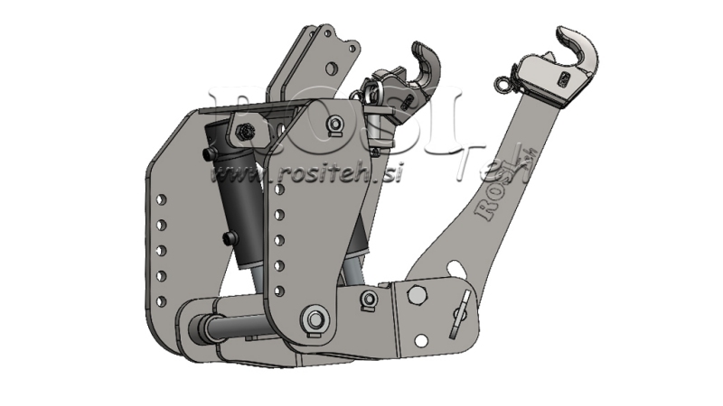 TRAKTORIN YLEISMALLINEN ETUNOSTOLAITE SARJA KAT. 2 1500KG