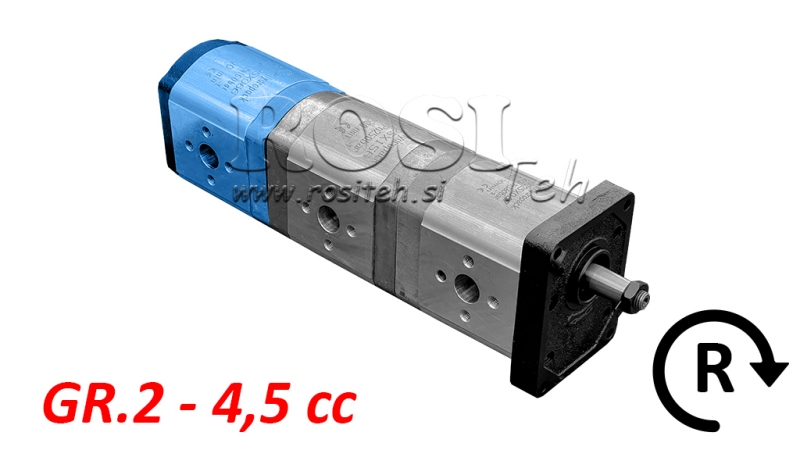 HYDRAULISK PUMPE 20C4.5X066 BAK GR.2 4.5 CC HØYRE