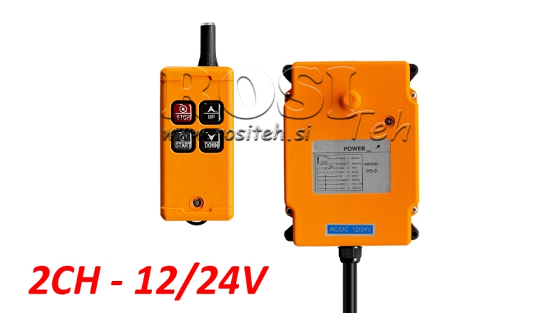 RADIJSKA UPRAVLJAČKA KUTIJA 2CH - 12/24V