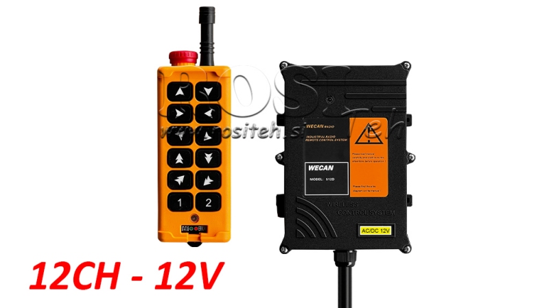 RÁDIÓ IRÁNYTÚ 12CH - 12V