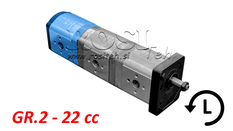 HYDRAULISK PUMPE 20A22X066 BAK GR.2 22 CC VENSTRE