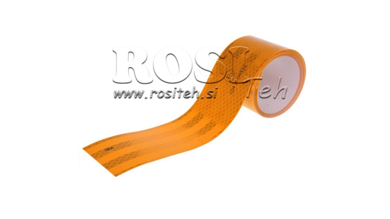 REFLEKTIV TAPE 3M - GUL - 1 meter