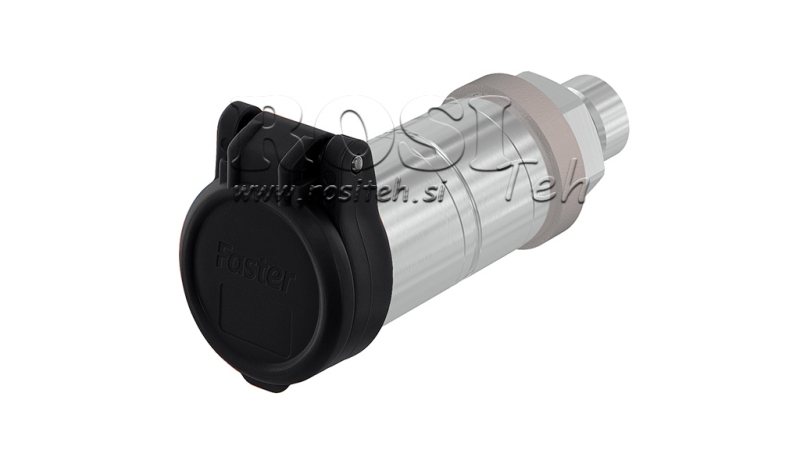 COVER PROTECTOR PRETO PVC ACOPLAMENTO RÁPIDO FEMININO PUSH PULL