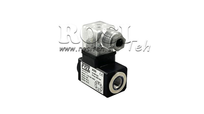 ELEKTRONISK TRYKKBRYTER X55 0-200 BAR (MAKS.500BAR)