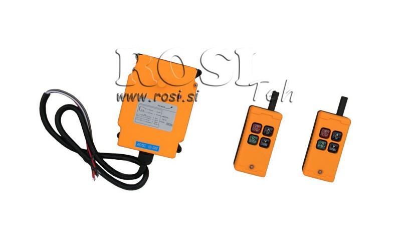 RADIO FJERNKONTROLL 2CH - 12/24V DUO