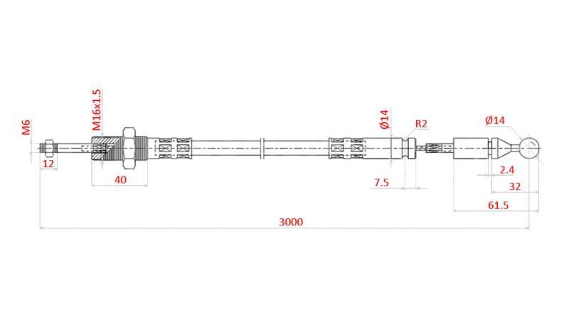 FLETTE L=3000 - kule