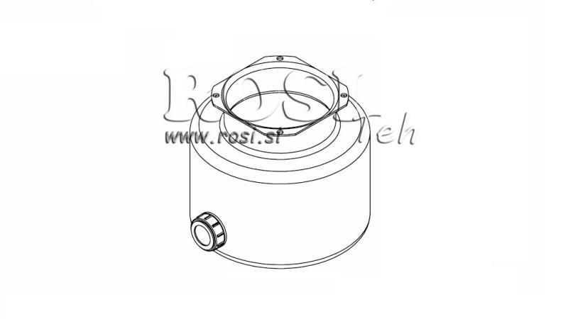 METALL RESERVOAR RULL PP 4 LITER HORIZONTAL-VERTIKAL