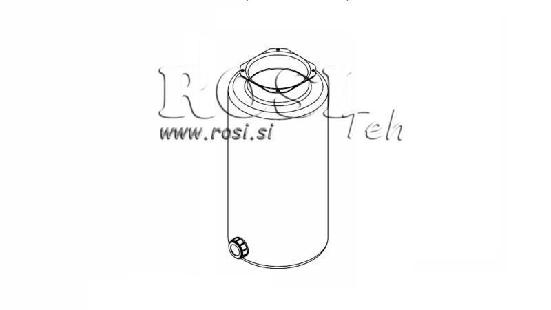 METALL RESERVOAR RULL PP 12 LITER HORIZONTAL-VERTIKAL