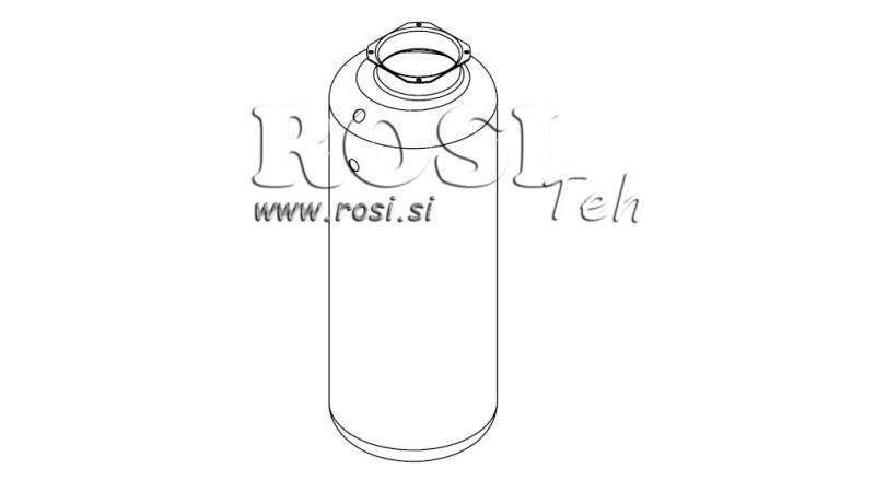 METALLBEHOLDER RULL PP 30 LITER HORIZONTAL-VERTIKAL