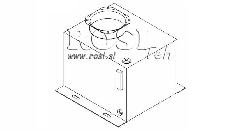 METALL RESERVOAR BOKS PP 25 LITER HORIZONTAL-VERTIKAL