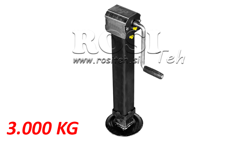 NOGA PODPORNA Z GWINTEM 300mm - 3.000kg