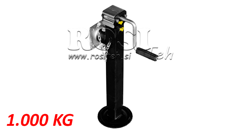 NOGA WSPARCIA Z GWINTEM Z FLANSZĄ 350mm - 1.000kg