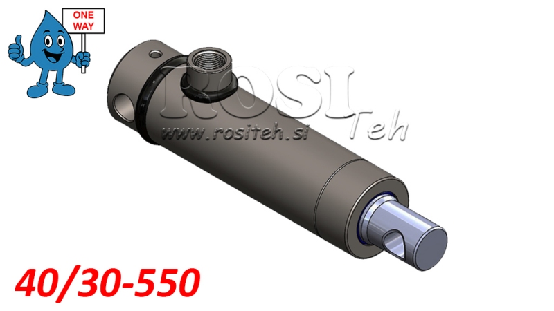HYDRAULISK SYLINDER MONO 40/30-550
