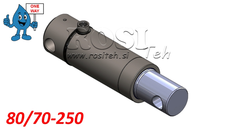 HYDRAULISK SYLINDER MONO 80/70-250