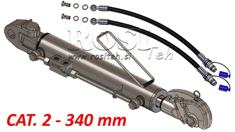 HYDRAULISK TOPPSTAG MED FANGHAKE OG LEDDGAFFEL SPECIAL - CAT. 2 - 63/35-340 (45-95 HP) (25,4 mm)