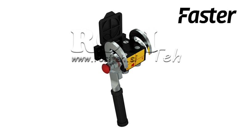 MULTI-FASTER KOBLING 3-VEIS BSP 1/4 FAST DEL (EN HENDEL)
